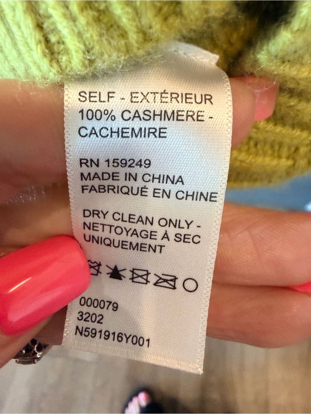 TWP Audrey 100% Cashmere Seed Stitch Sweater Avocado Oil S $495 Retail - Picture 6 of 9